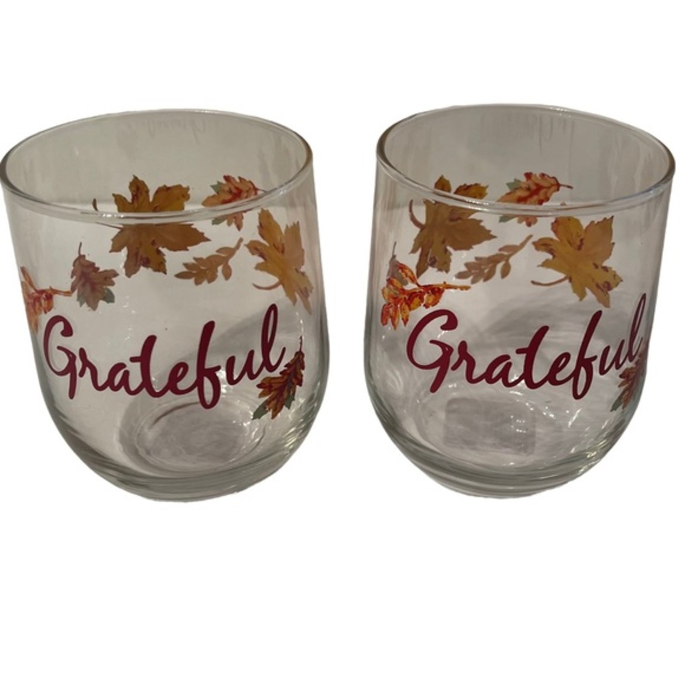 Grateful Glasses Set of 2 NWT